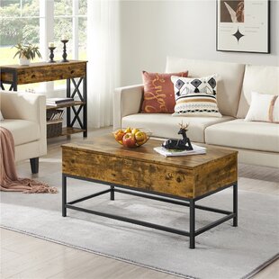 Coffee table storage ottoman deals with lift top